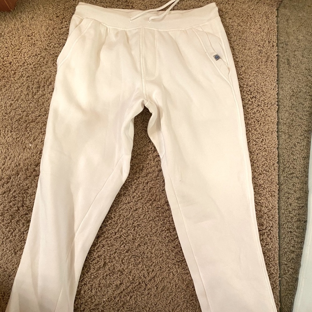 White sweatpants